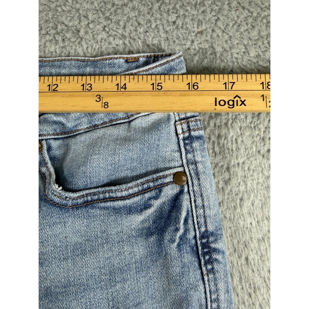 Judy Blue Slim Fit Denim Jeans Stretch Size 15/32 JB88980 LT 32x28 - Picture 2 of 9